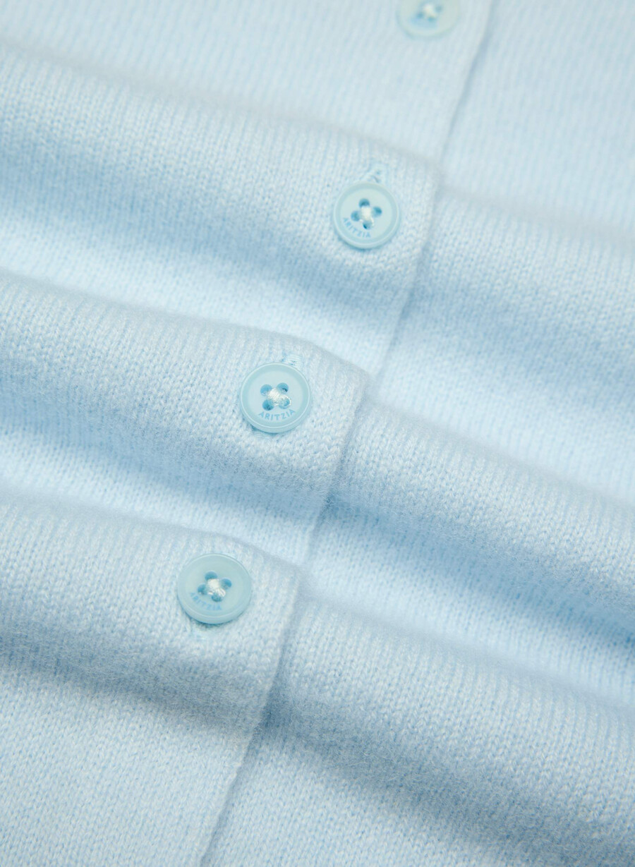 bare cashmere exemplar cardigan villa blue
