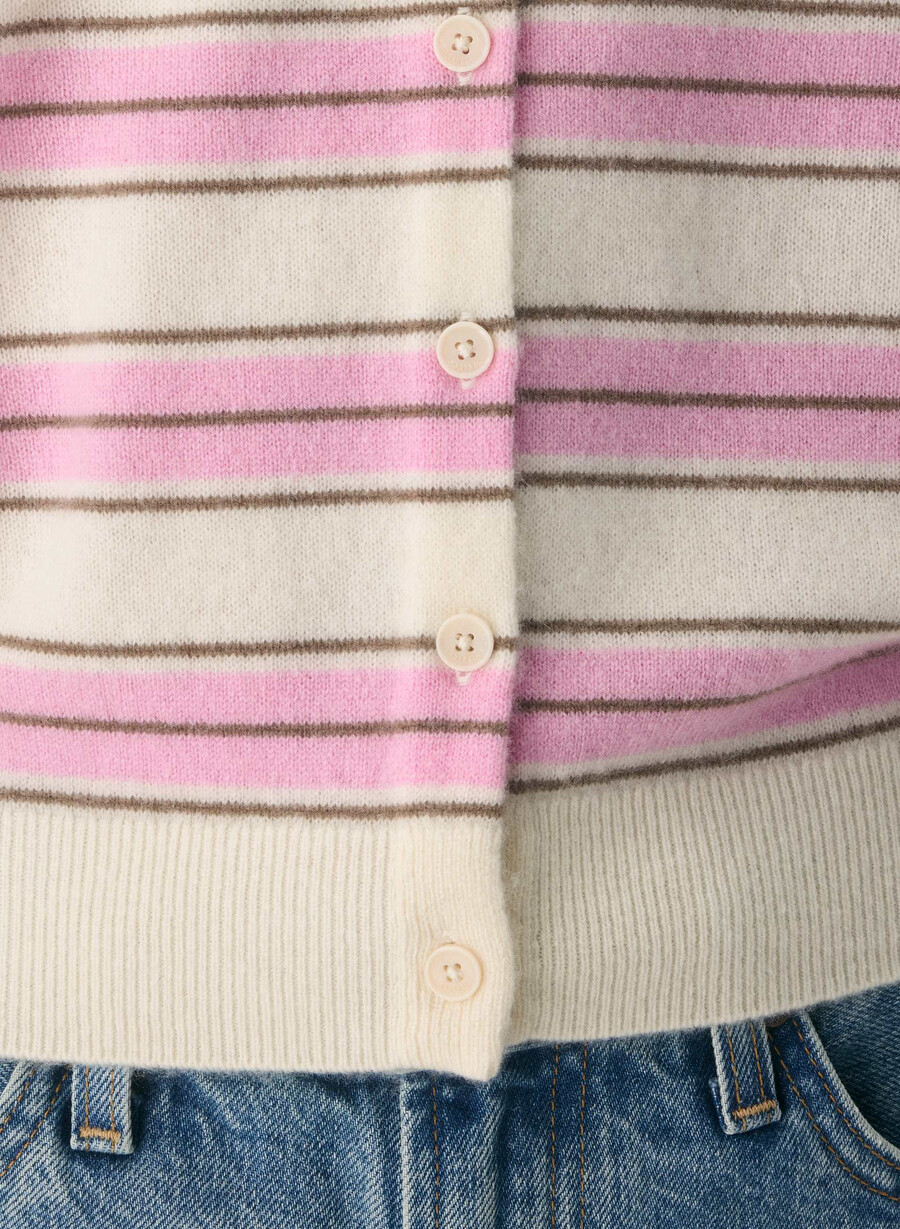 bare cashmere exemplar cardigan lght brch jlybn pnk