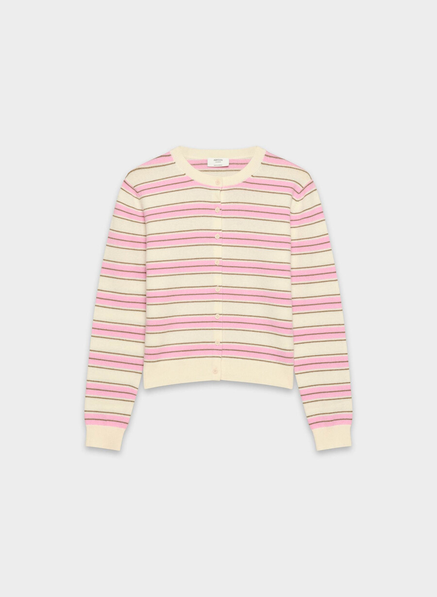 bare cashmere exemplar cardigan lght brch jlybn pnk