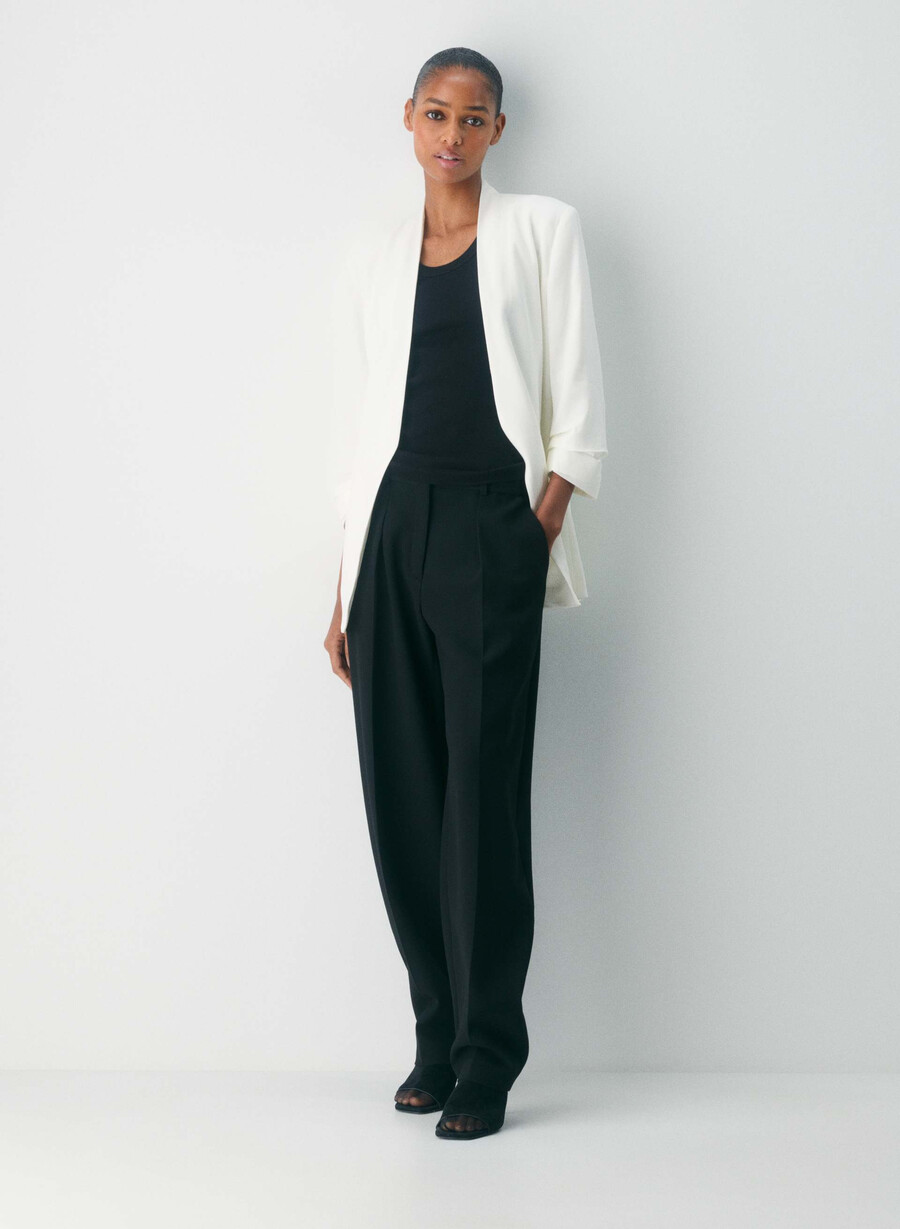 power blazer - mirror crepe espace