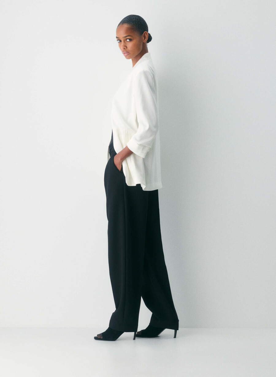 power blazer - mirror crepe espace