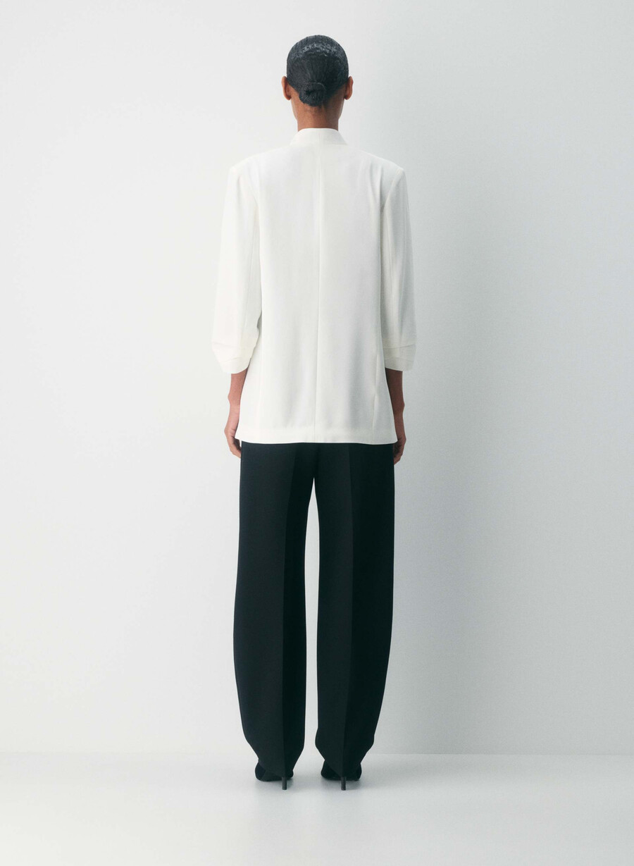 power blazer - mirror crepe espace