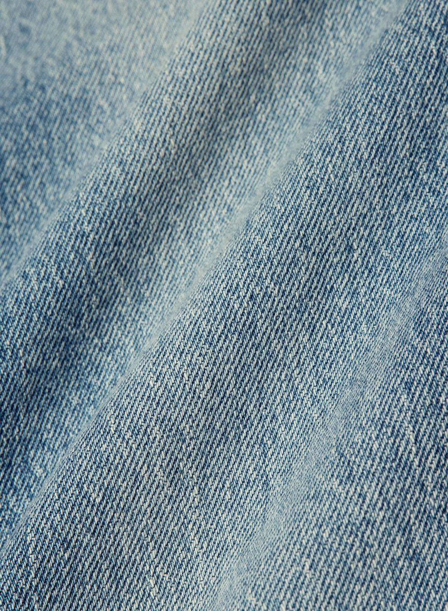 denim forum remy curve-fit hi-rise wide jeans vintage medium blue