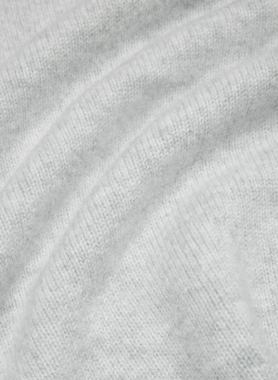 essential cashmere nuance sweater heather chrome