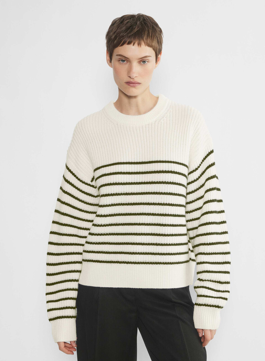 maria merino-wollpullover drk nt navy avorio
