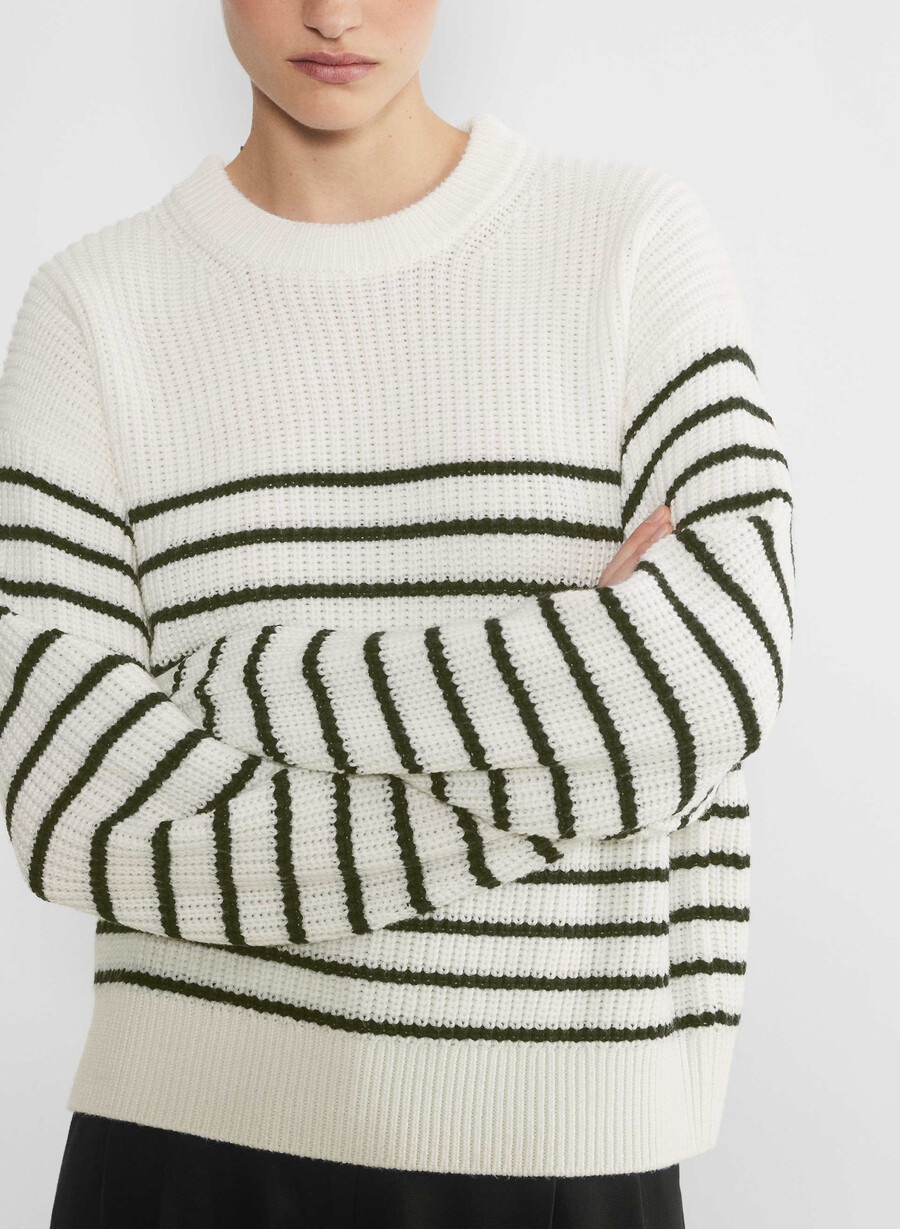 maria merino-wollpullover drk nt navy avorio
