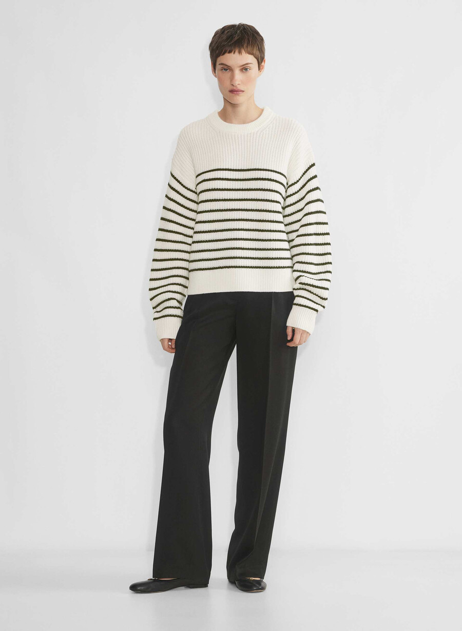 maria merino-wollpullover drk nt navy avorio