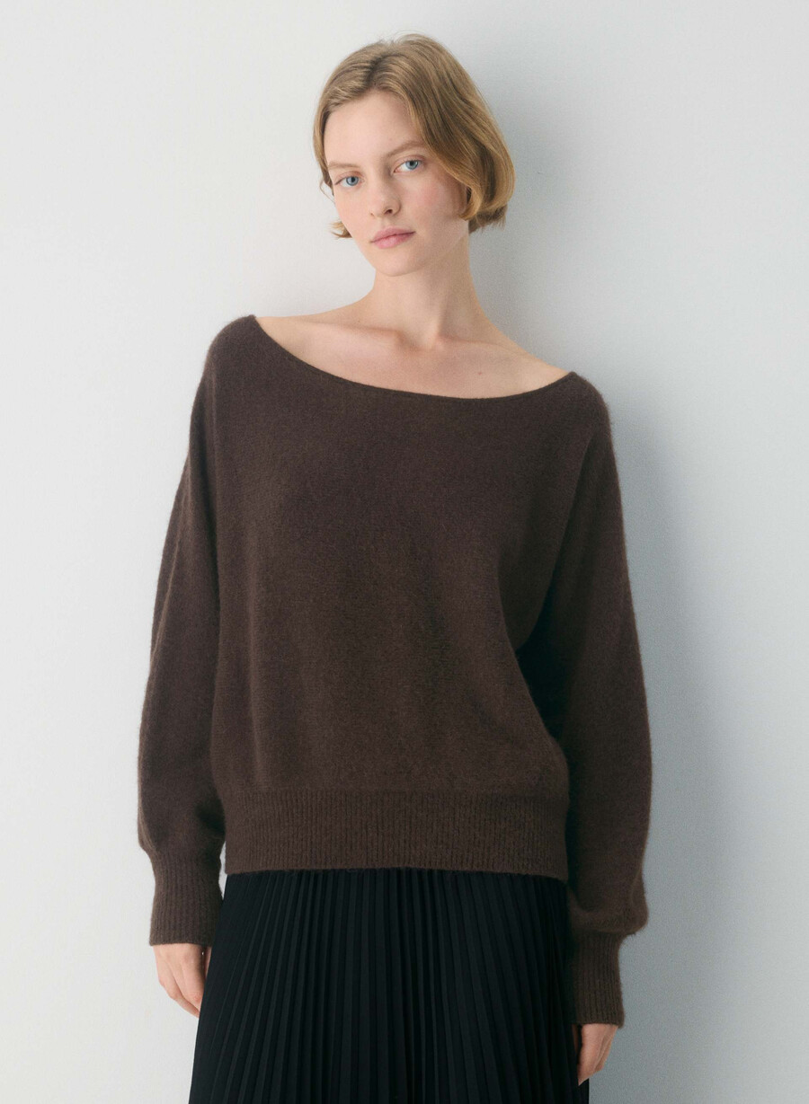 softspoke rhoda pullover farbe sattes mokkabraun