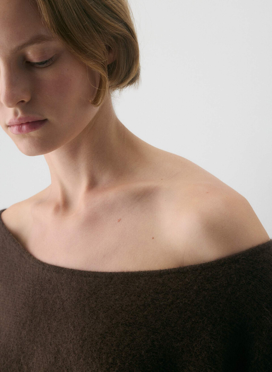 softspoke rhoda pullover farbe sattes mokkabraun
