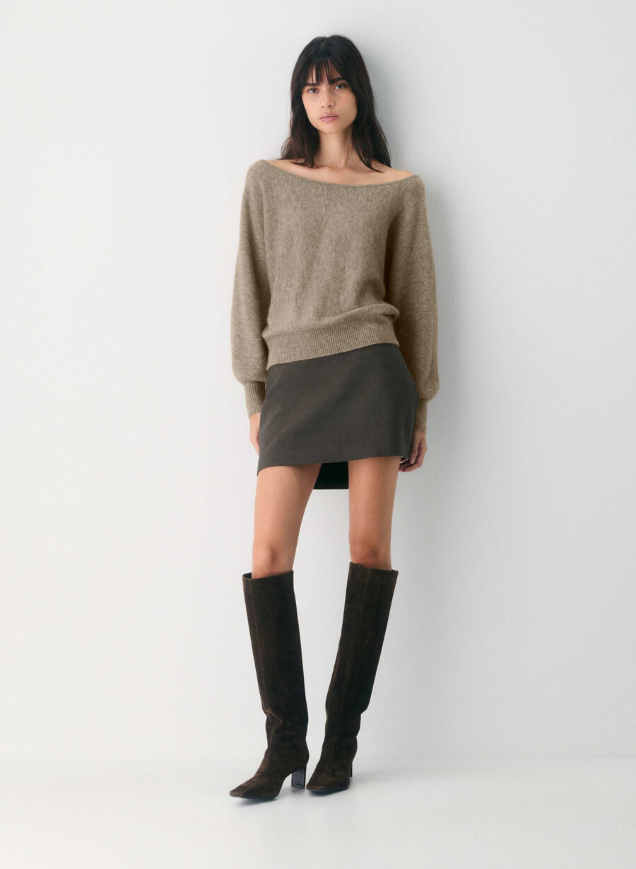 softspoke rhoda pullover heather nomad taupe