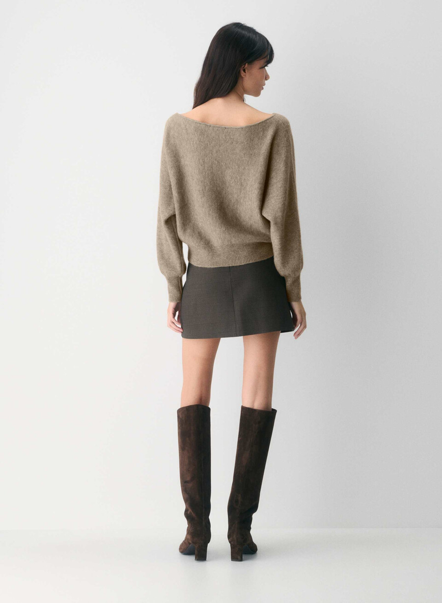 softspoke rhoda pullover heather nomad taupe