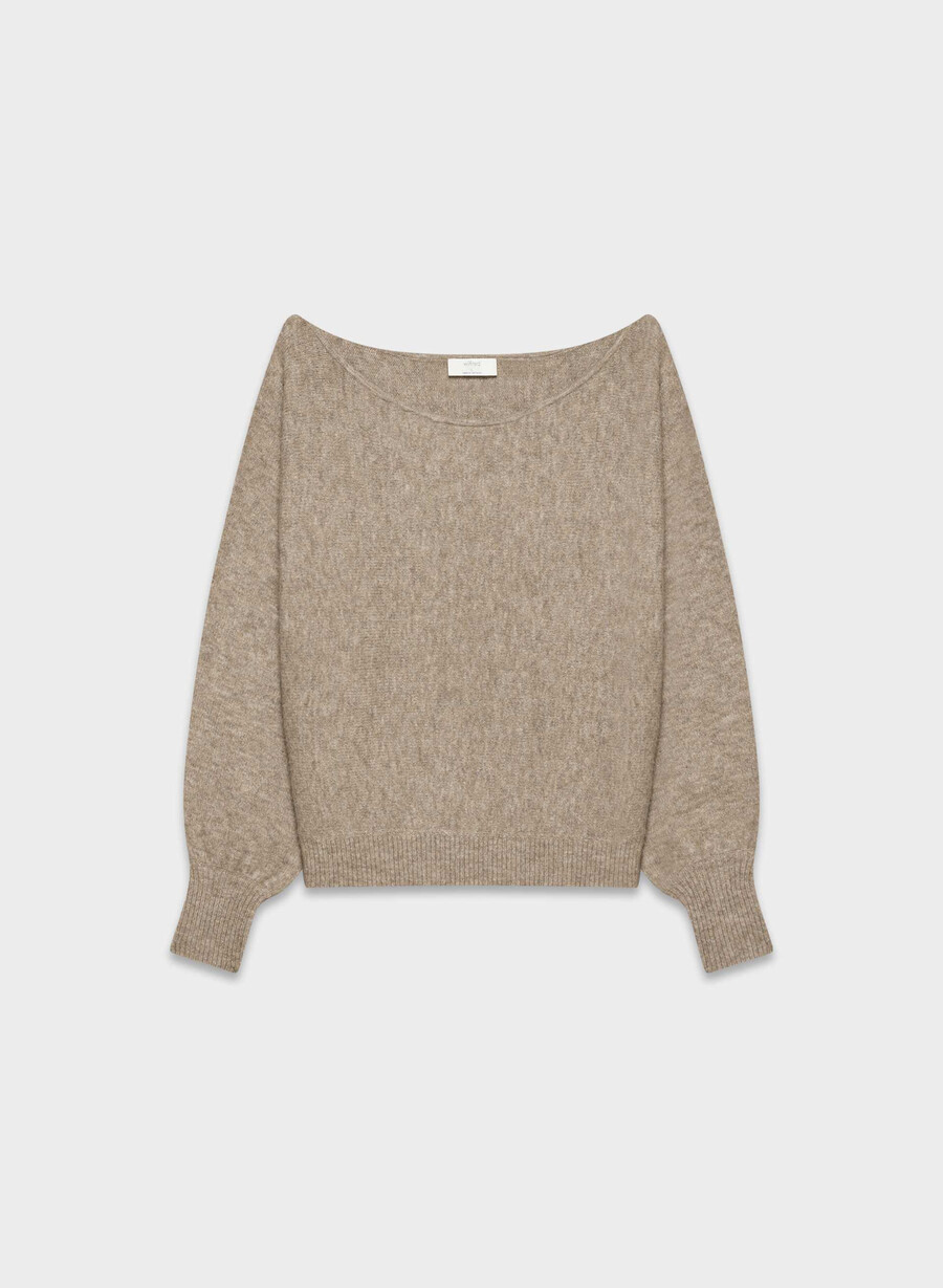 softspoke rhoda pullover heather nomad taupe