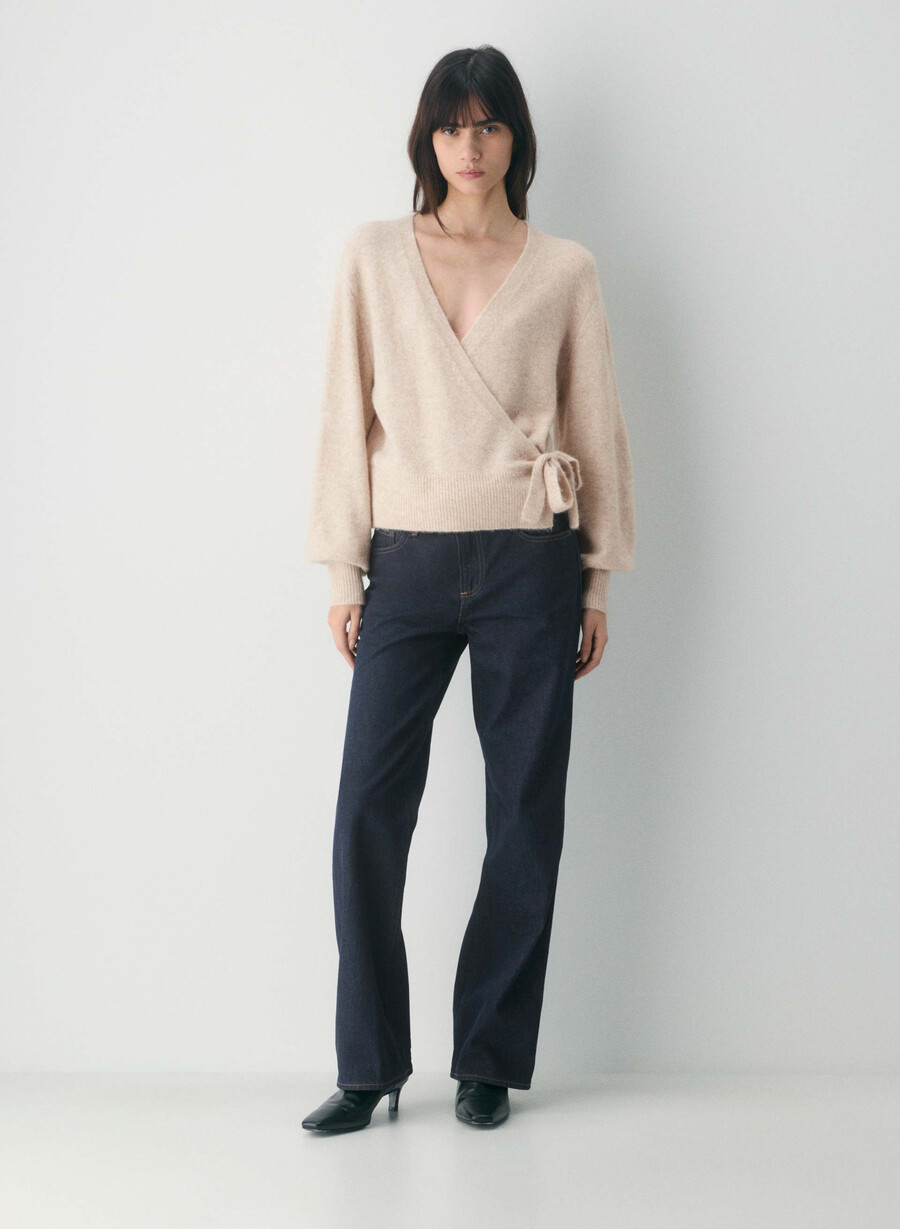softspoke cassidy pullover heather light oatmeal