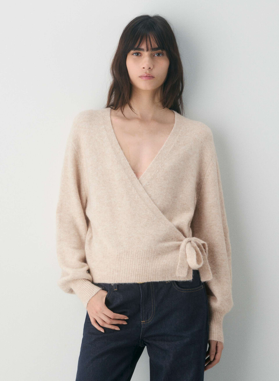 softspoke cassidy pullover heather light oatmeal