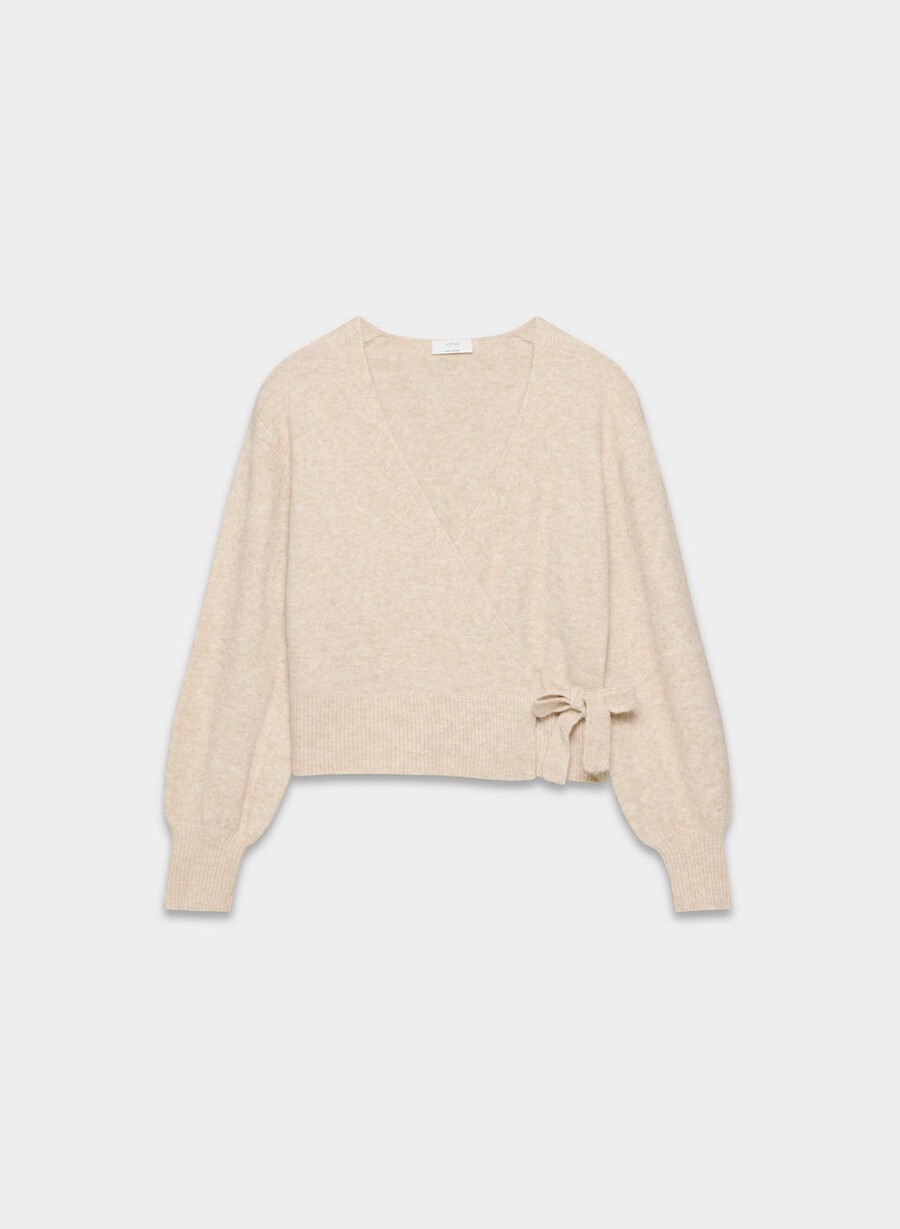 softspoke cassidy pullover heather light oatmeal