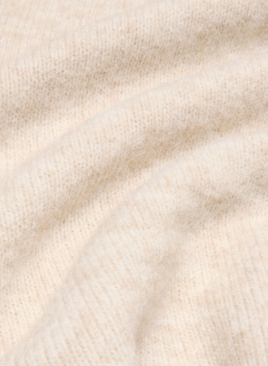 softspoke cassidy pullover heather light oatmeal
