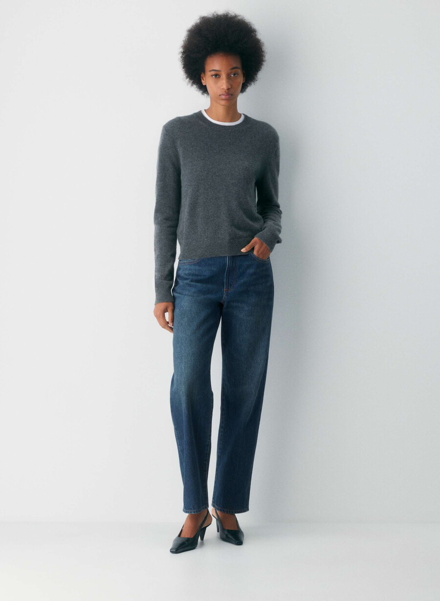 denim forum die 90er marlo hi-rise baggy jeans be about dark blue