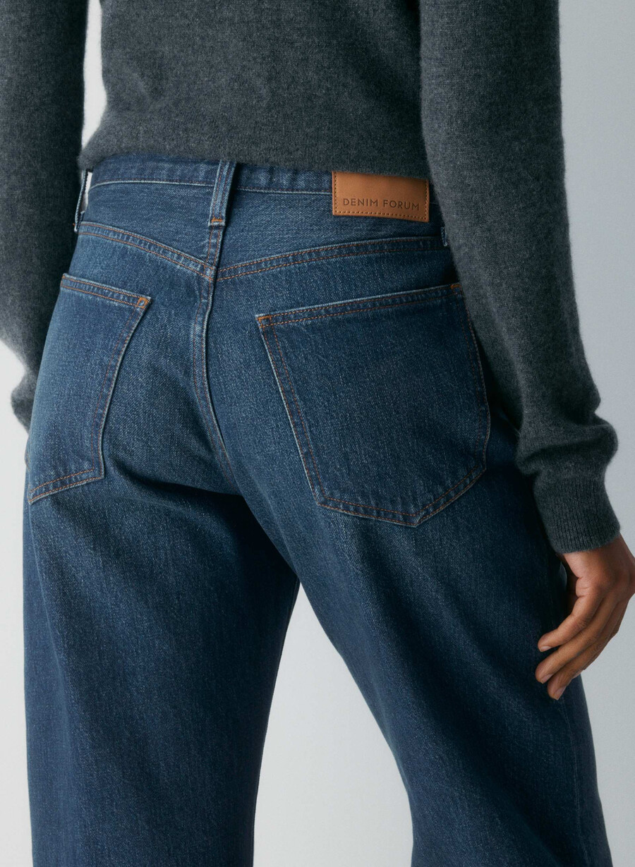denim forum die 90er marlo hi-rise baggy jeans be about dark blue