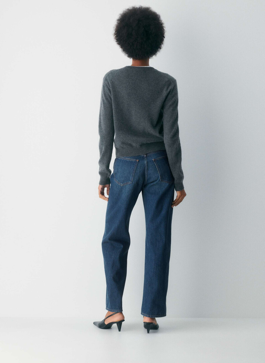 denim forum die 90er marlo hi-rise baggy jeans be about dark blue
