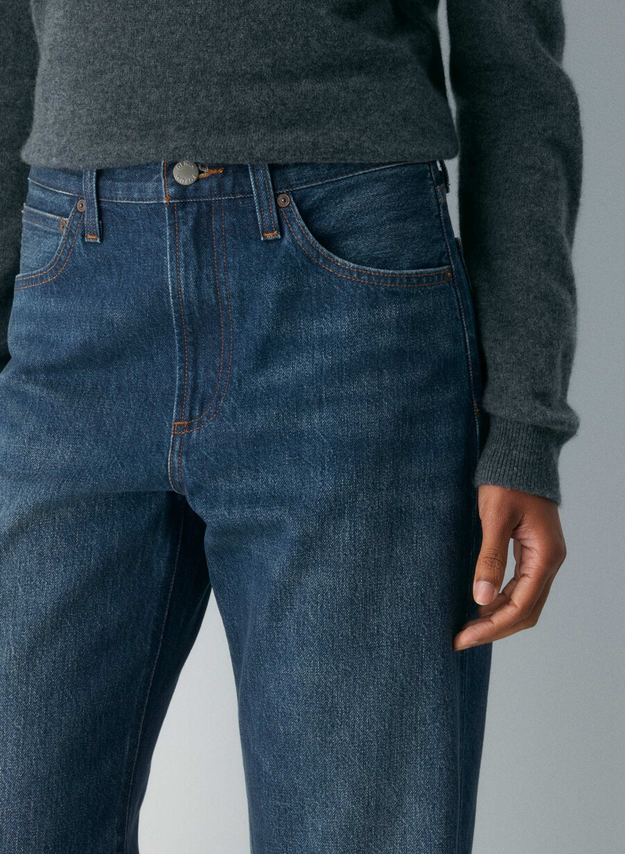 denim forum die 90er marlo hi-rise baggy jeans be about dark blue