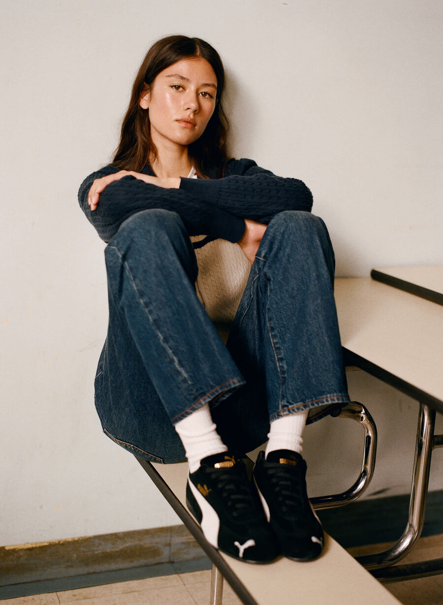 denim forum die 90er marlo hi-rise baggy jeans be about dark blue