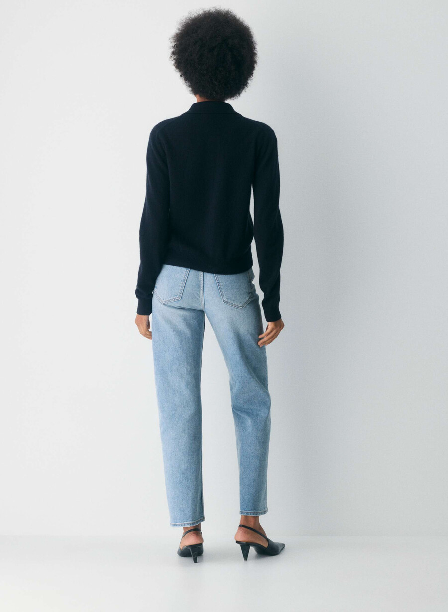 denim forum die arlo hi-rise straight jeans 7 yrs bleu taboo