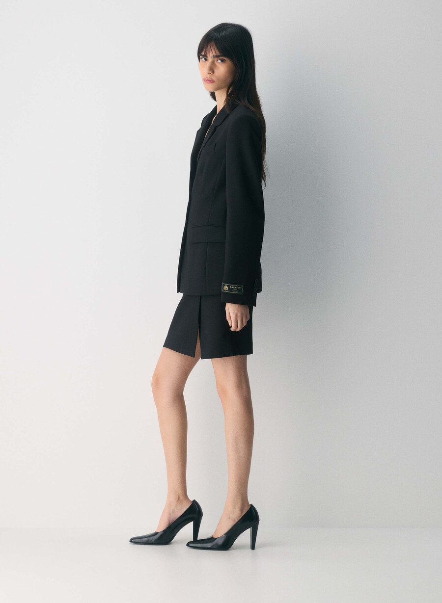 herausragender blazer – reessential schwarz
