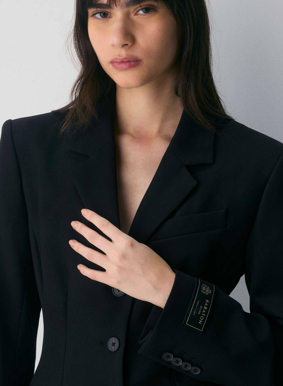 herausragender blazer – reessential schwarz