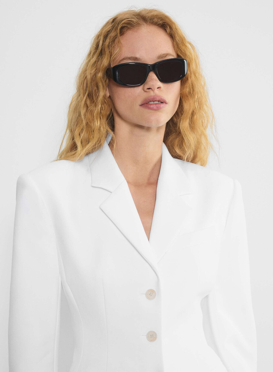herausragender blazer – reessential white