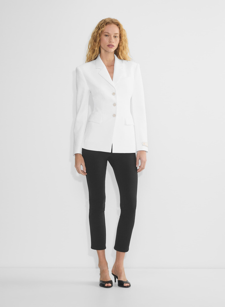 herausragender blazer – reessential white