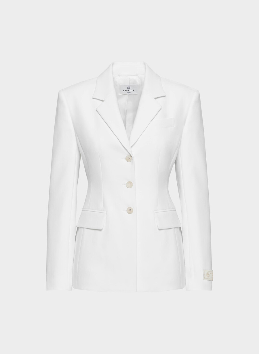herausragender blazer – reessential white