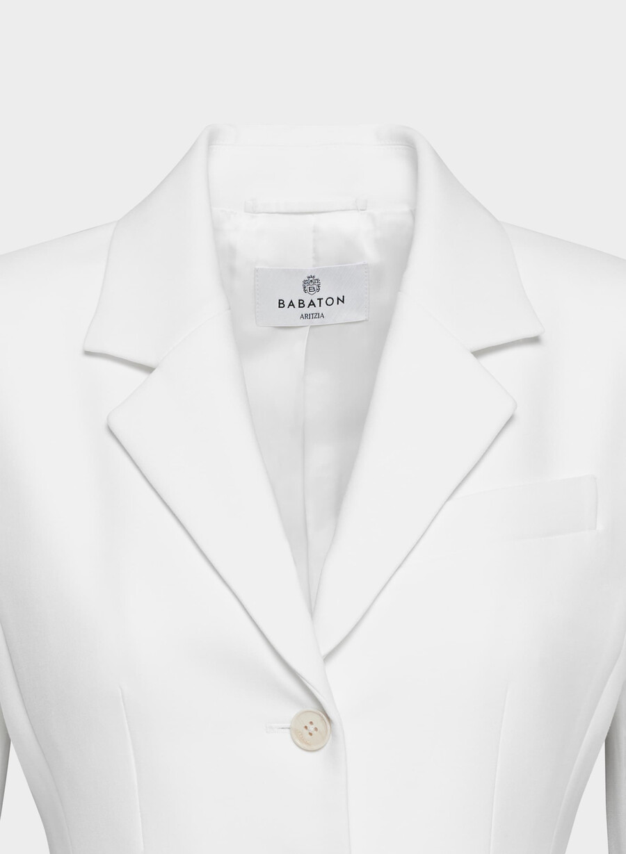 herausragender blazer – reessential white