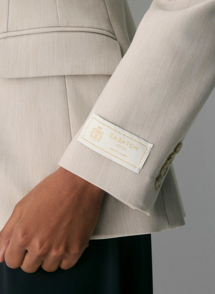 herausragender blazer – reessential heather matte pearl