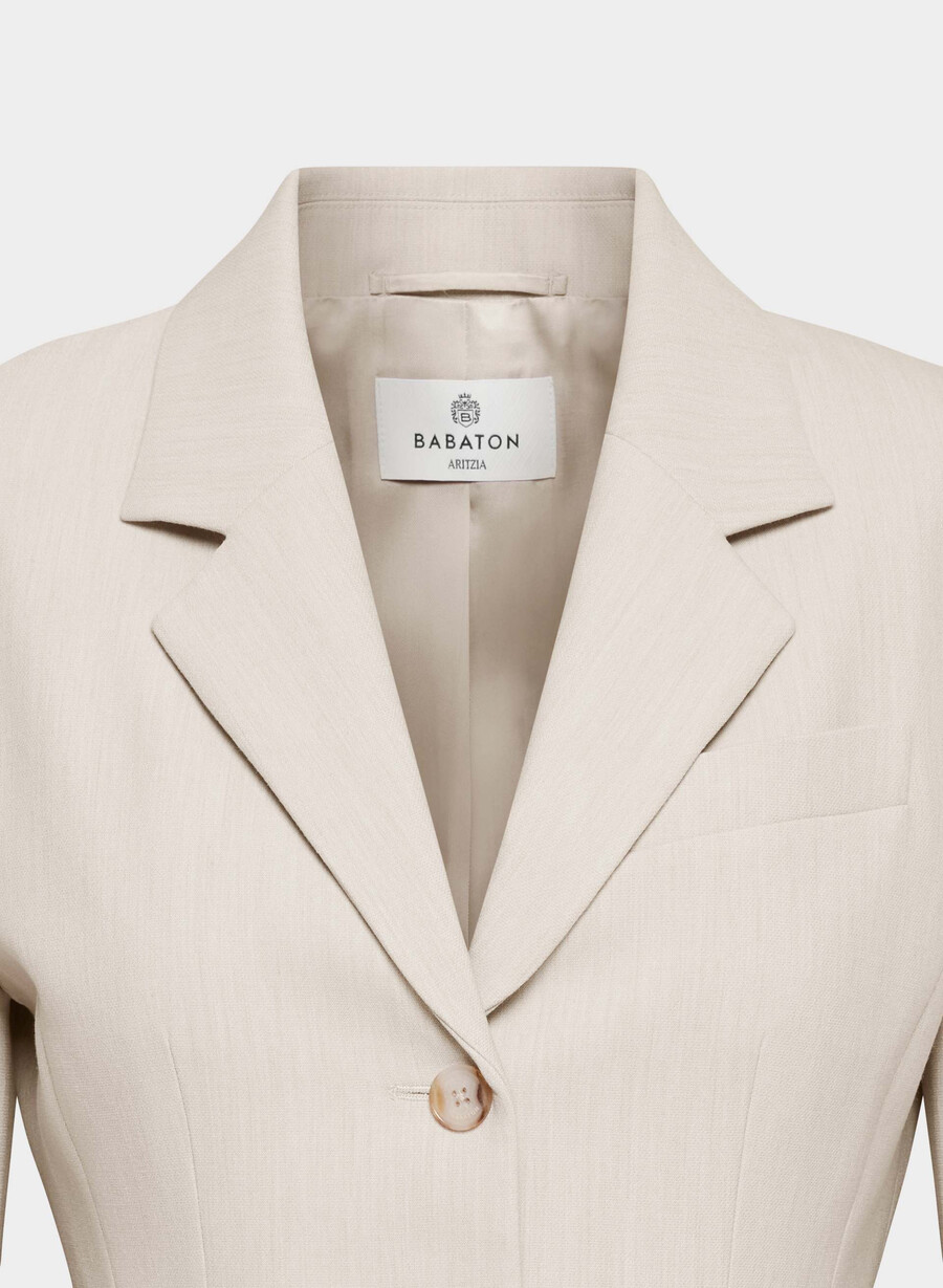 herausragender blazer – reessential heather matte pearl