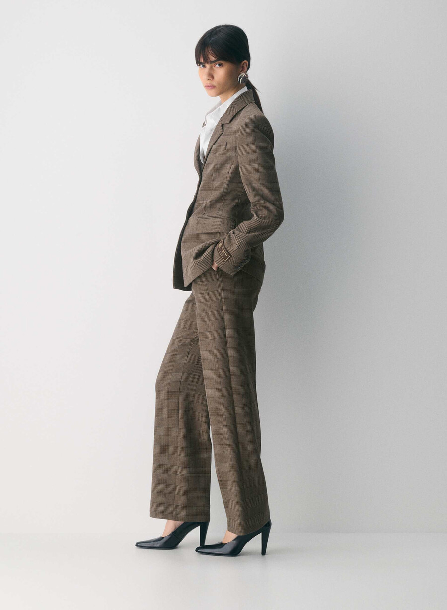 herausragender blazer - reessential tyson chk browntaup