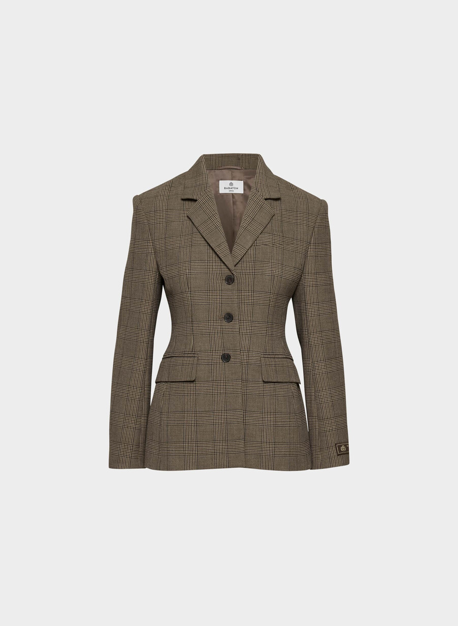 herausragender blazer - reessential tyson chk browntaup