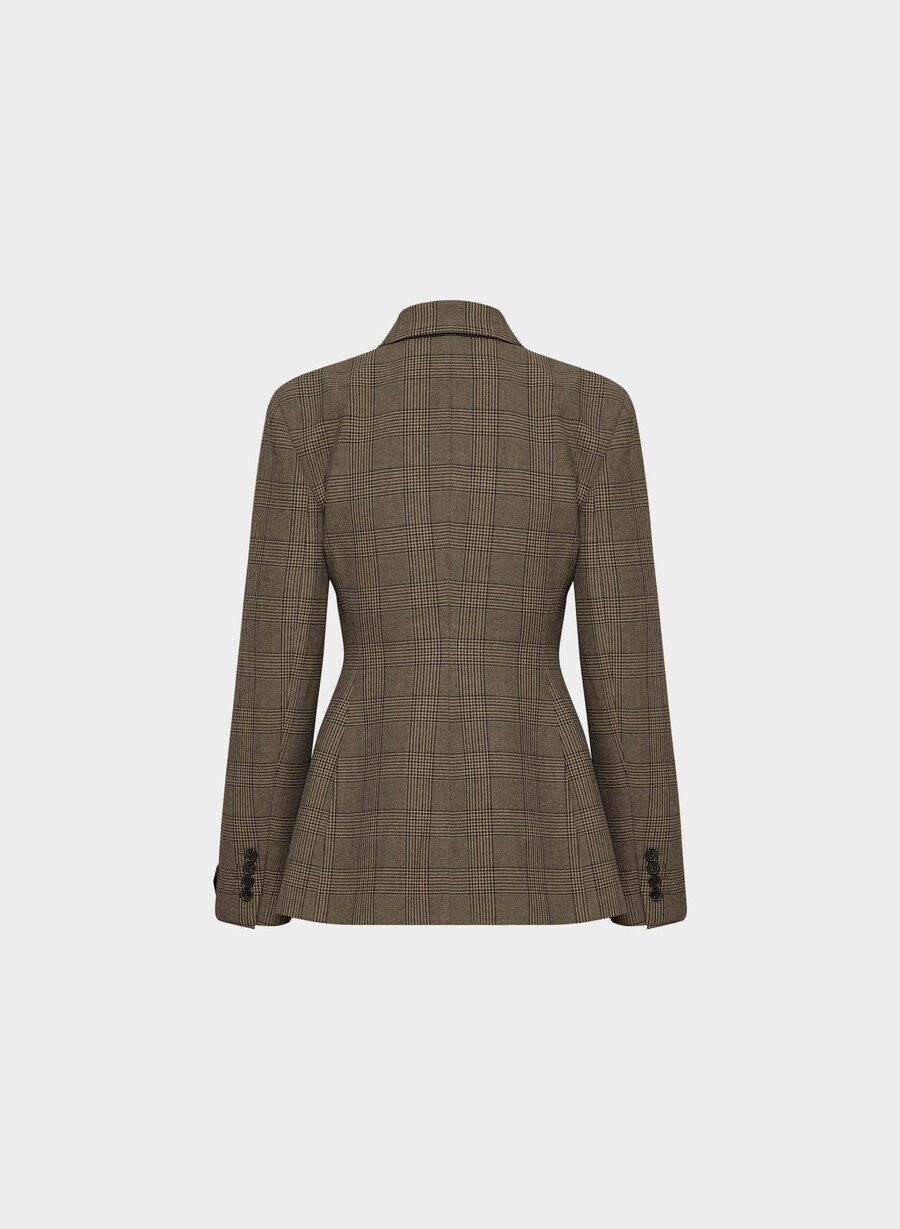 herausragender blazer - reessential tyson chk browntaup