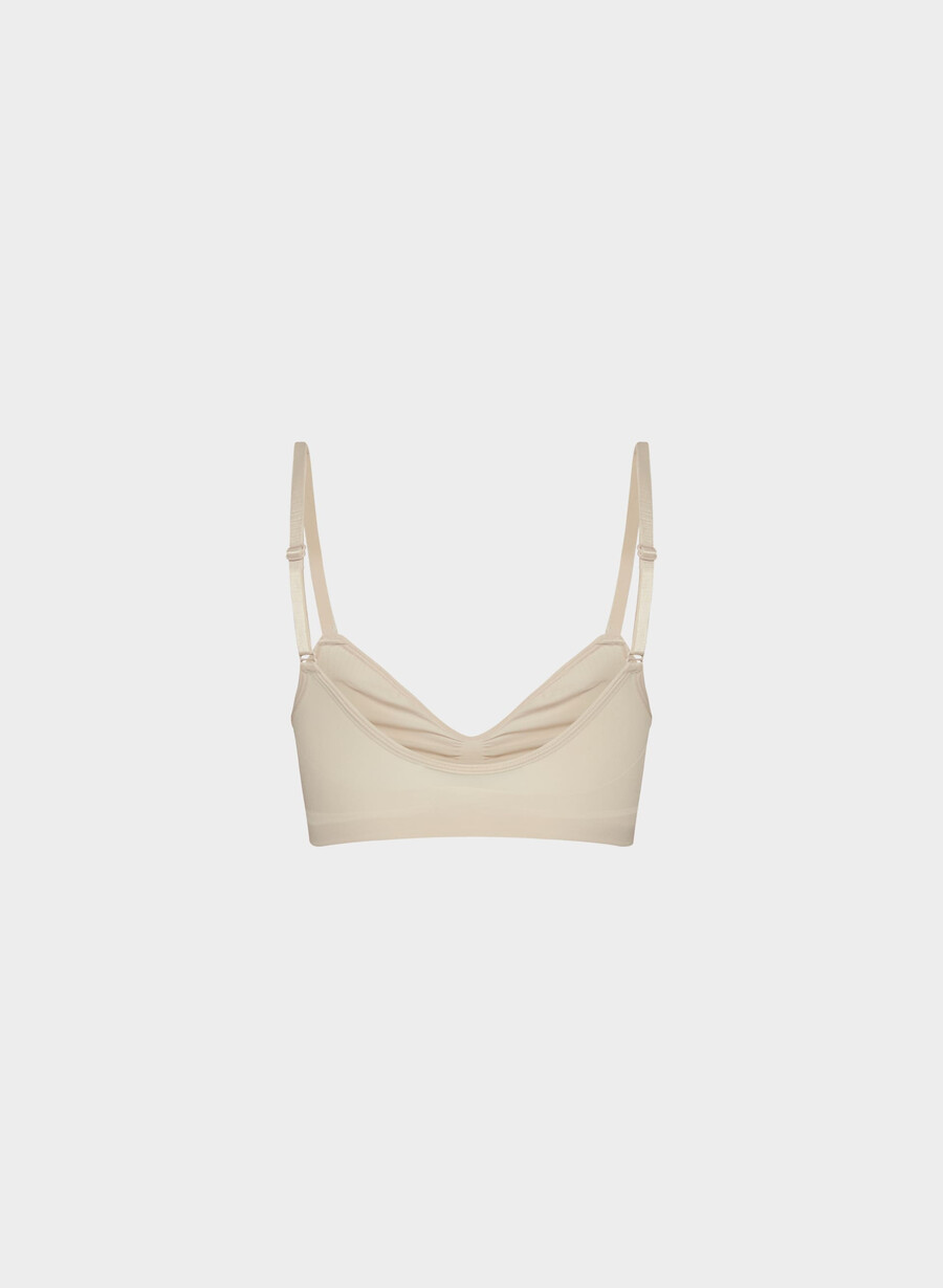 shapeenhance scoop bralette sand