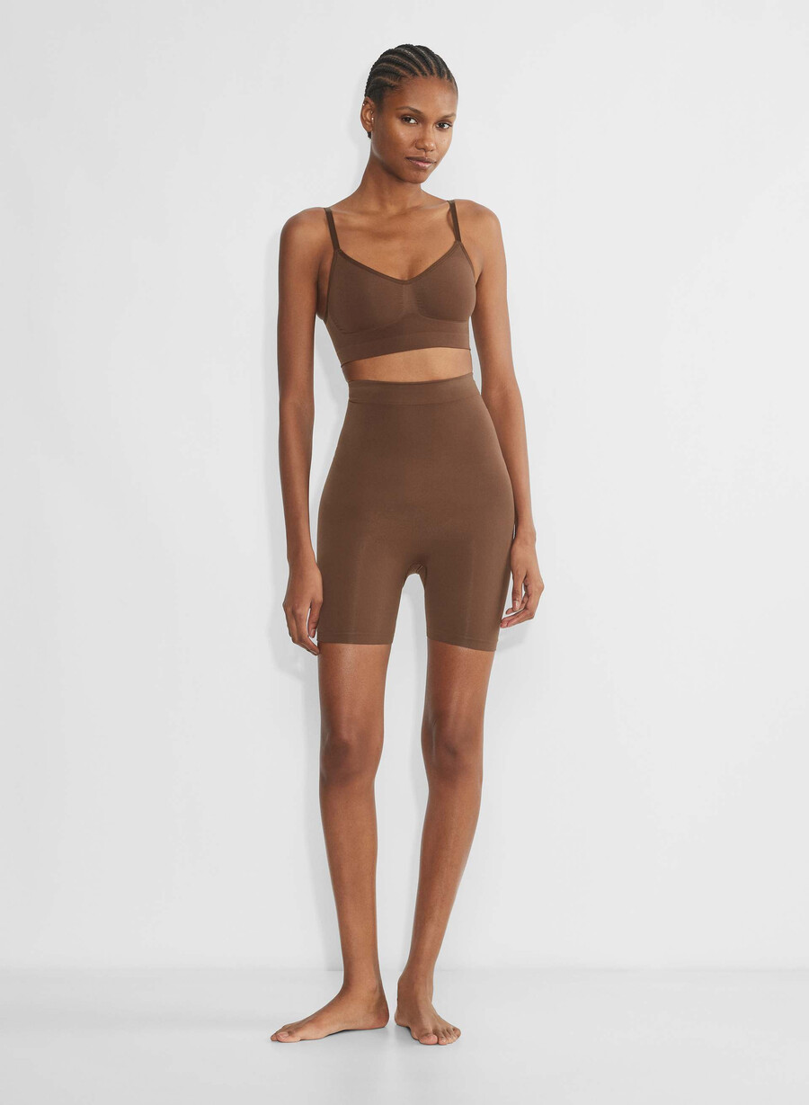 shapeenhance scoop bralette kakaobohne