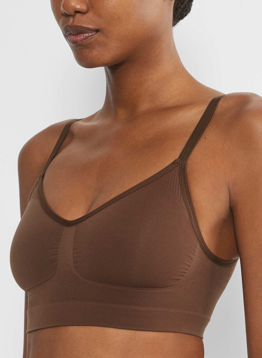shapeenhance scoop bralette kakaobohne