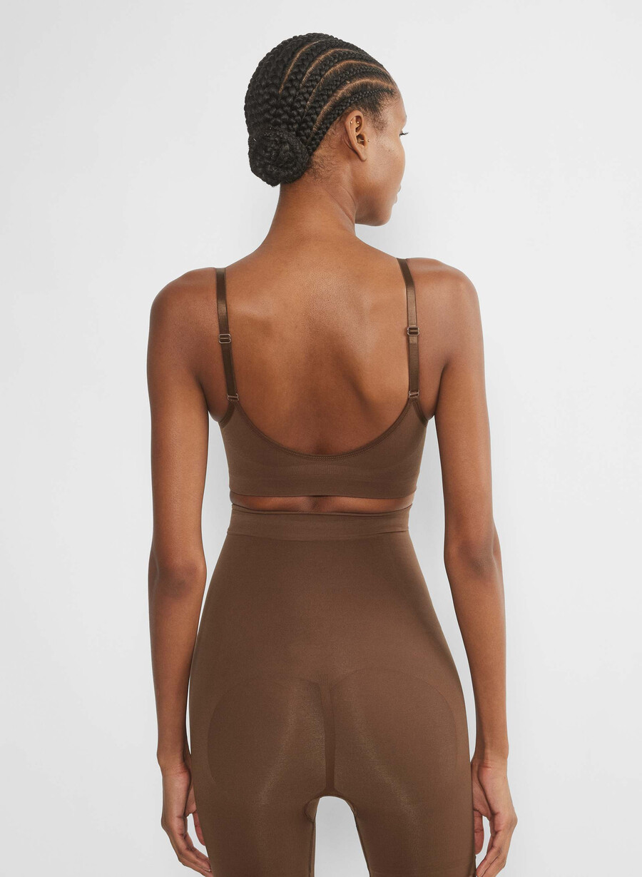 shapeenhance scoop bralette kakaobohne