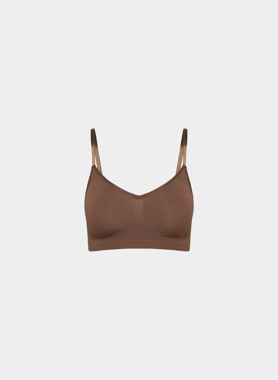 shapeenhance scoop bralette kakaobohne