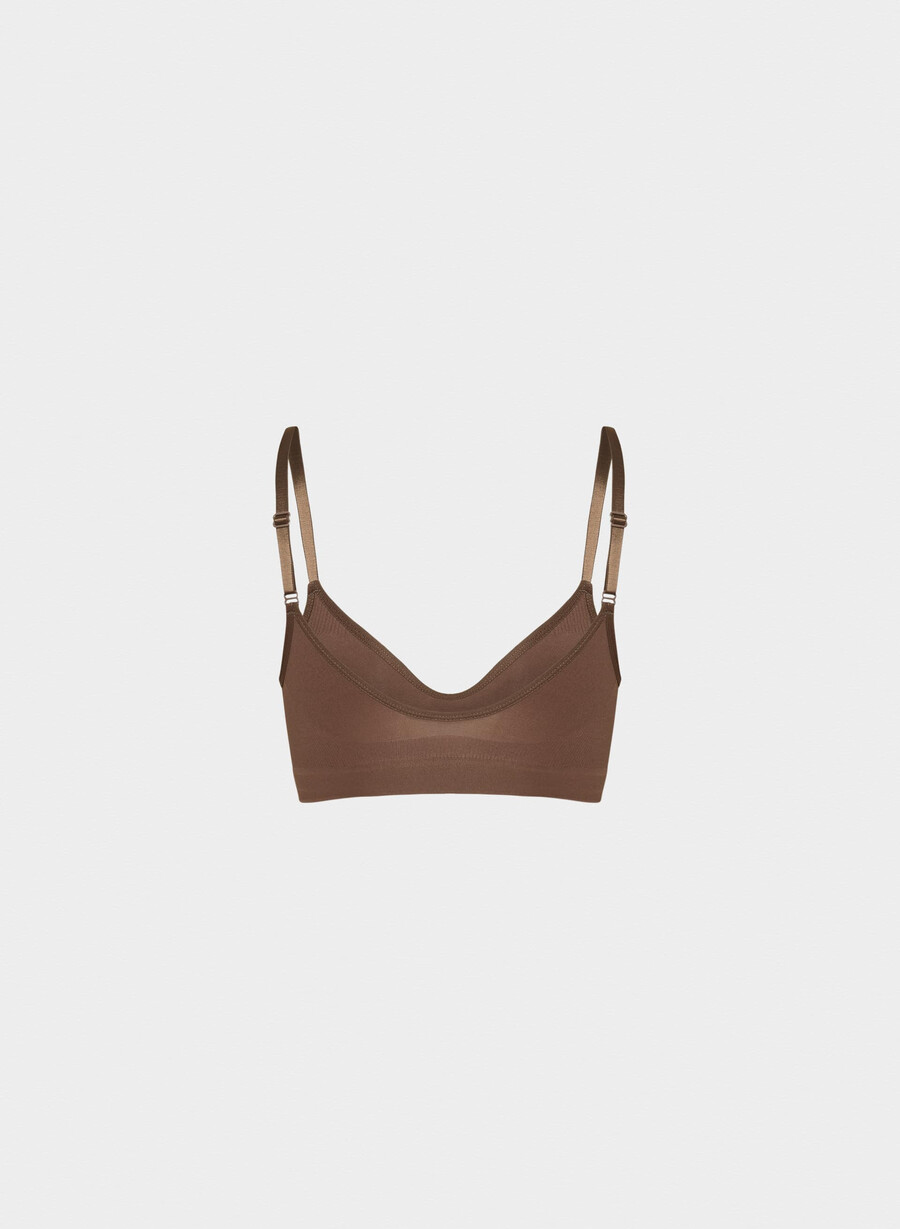 shapeenhance scoop bralette kakaobohne