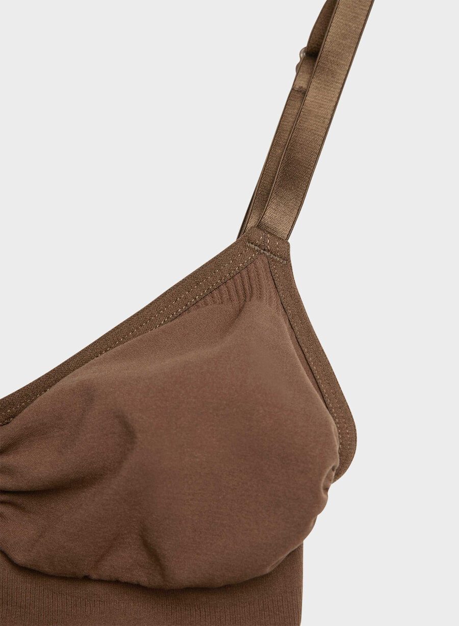 shapeenhance scoop bralette kakaobohne