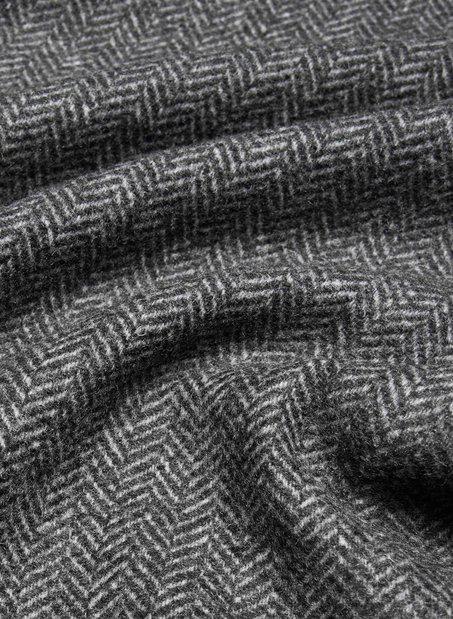 agency pant - precision wool chaney schwarzgrau