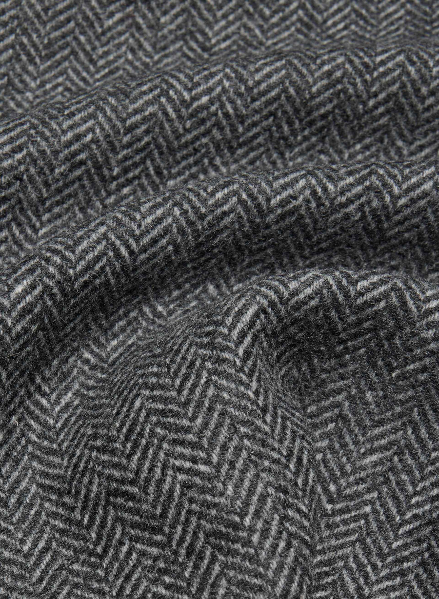 chisel skirt - precision wool chaney schwarzgrau
