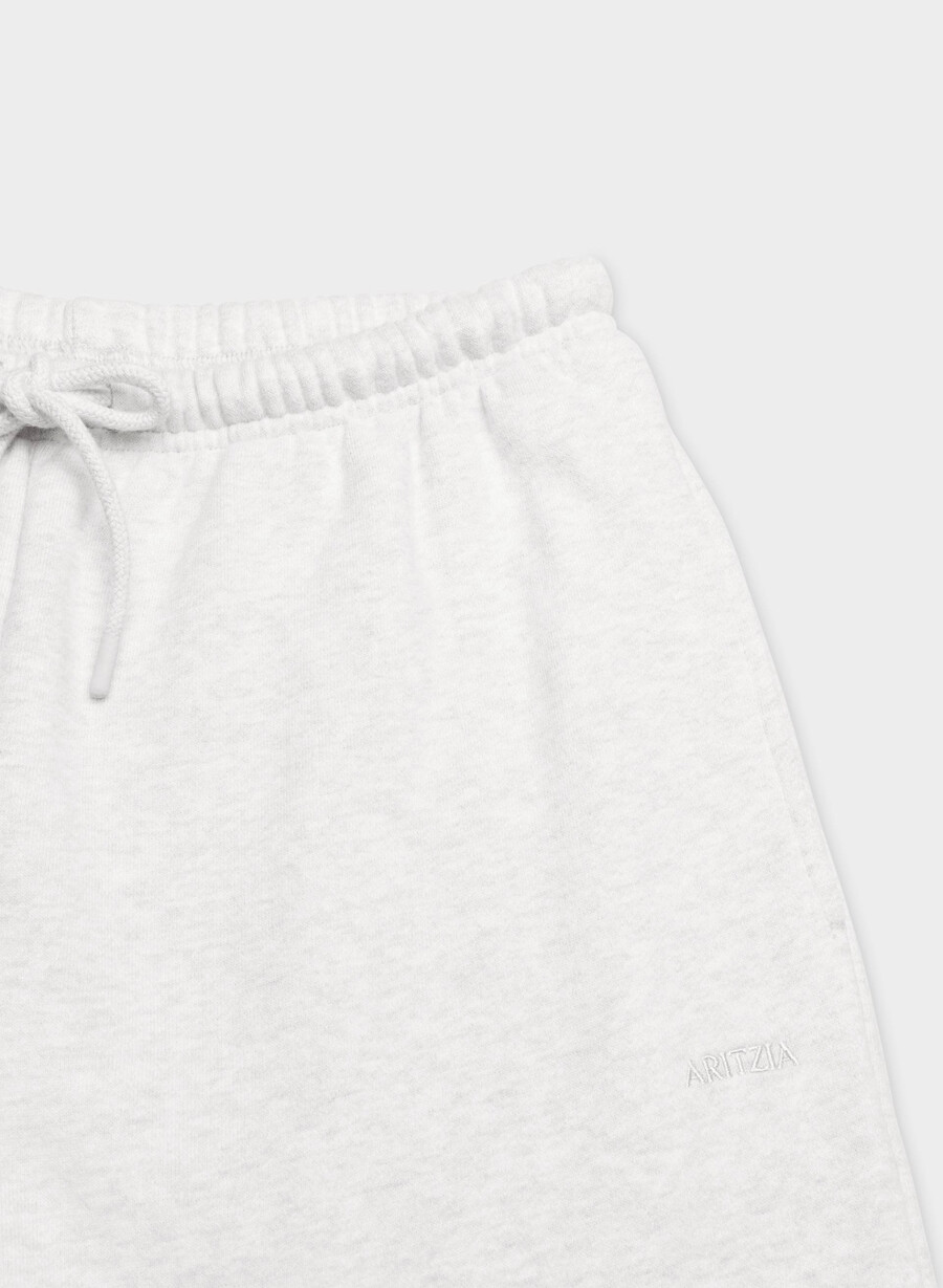 kuschelige mega flutter sweatfleece-sweatpant heather cloud white