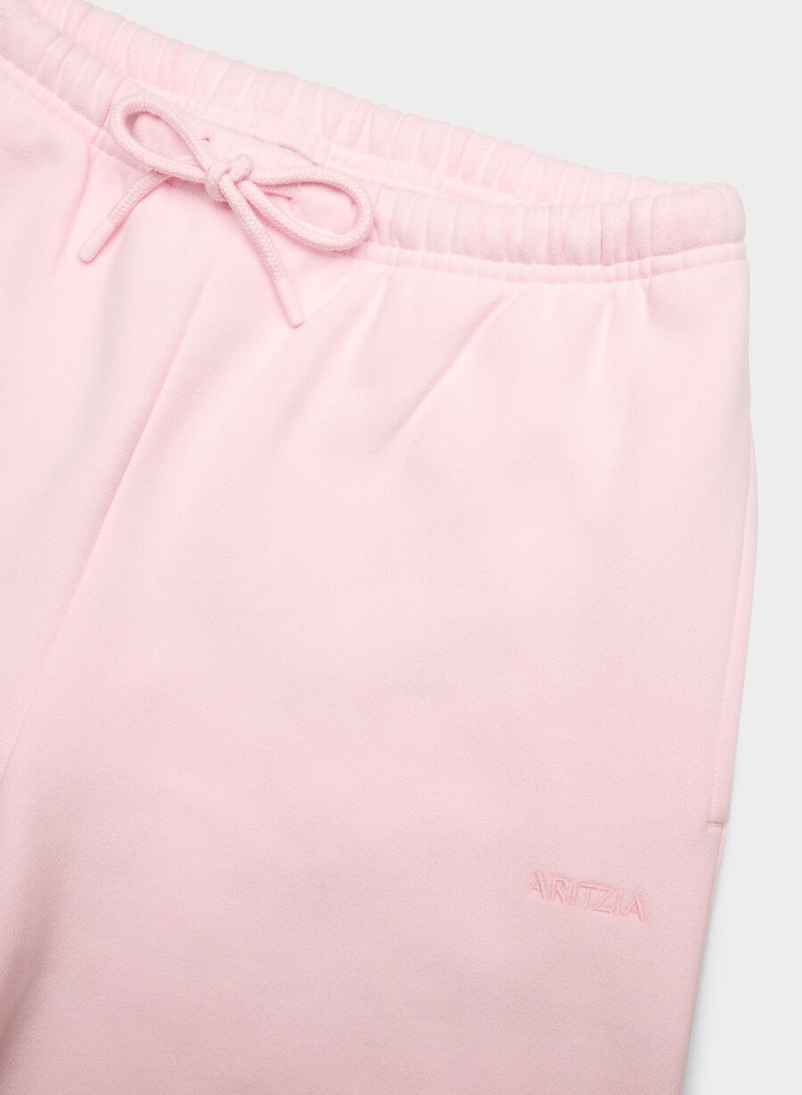 kuschelige sweatfleece mega flutter jogginghose villa pink