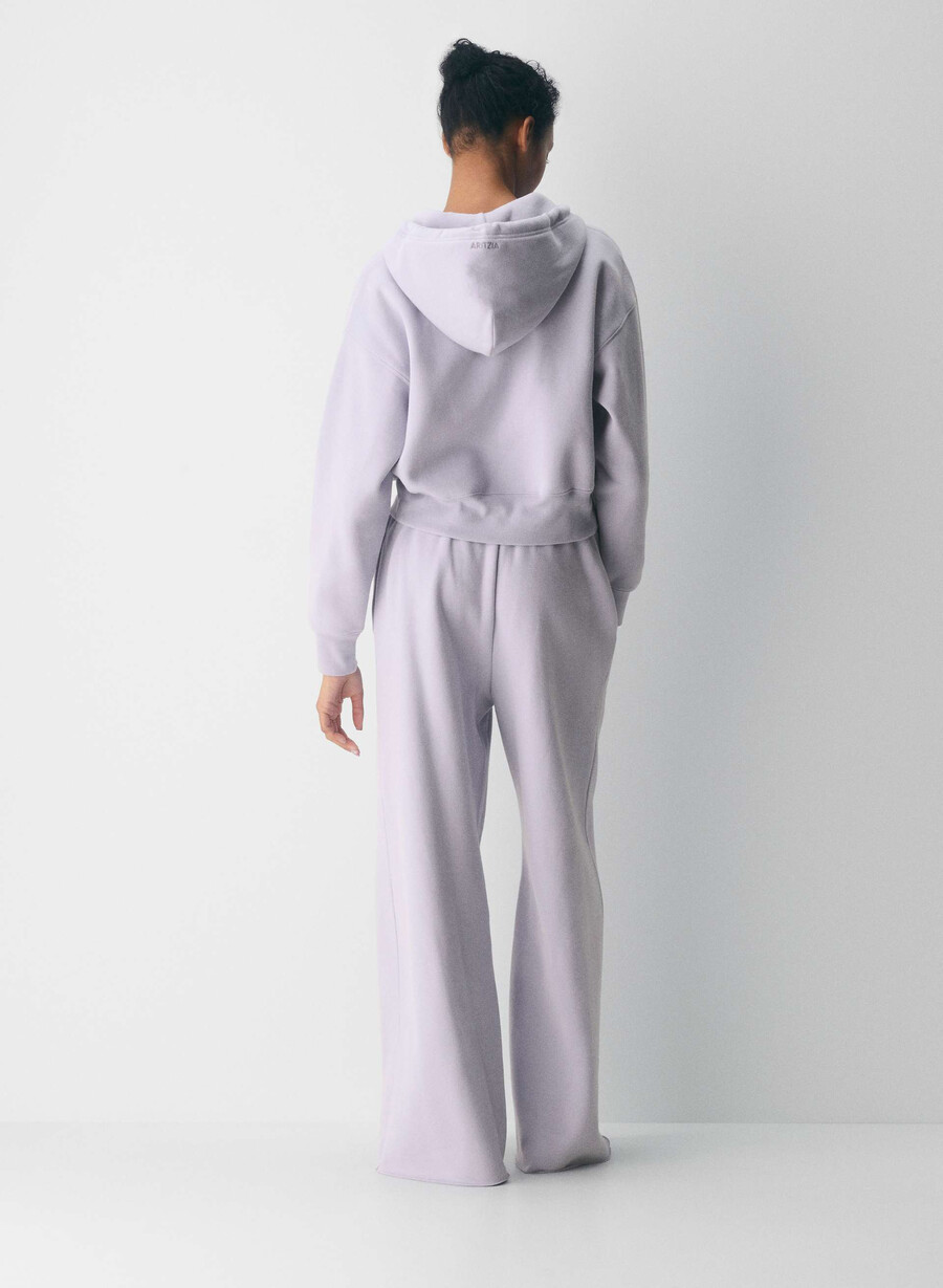 kuschelige mega flutter sweatfleece-sweatpants in wildblumen-lila