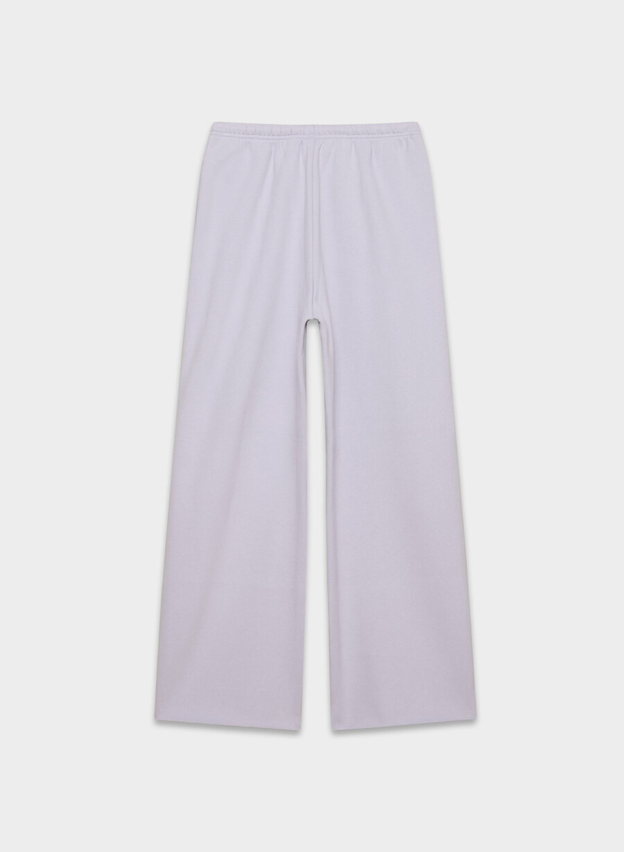 kuschelige mega flutter sweatfleece-sweatpants in wildblumen-lila